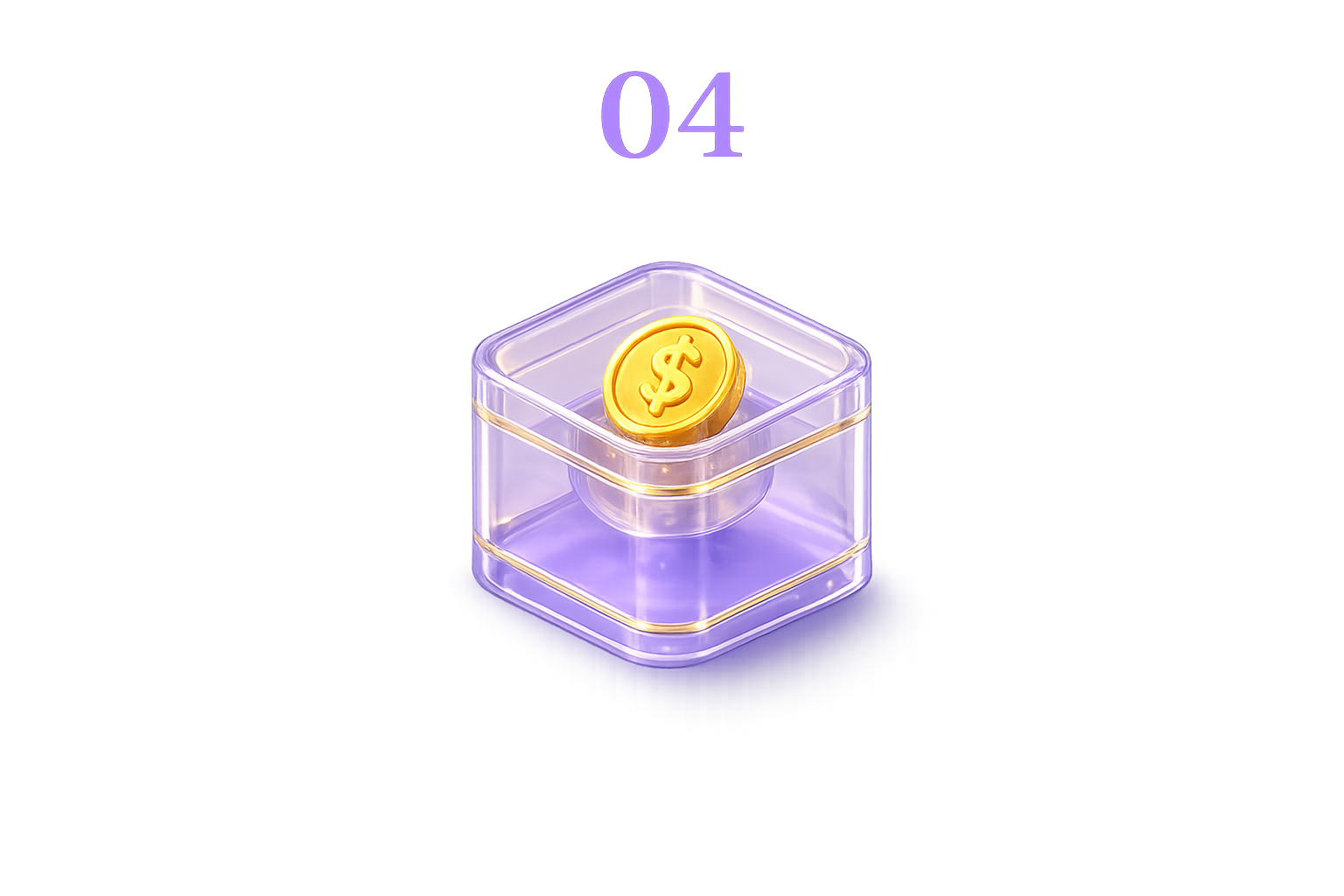 Winning coin ready to redeem